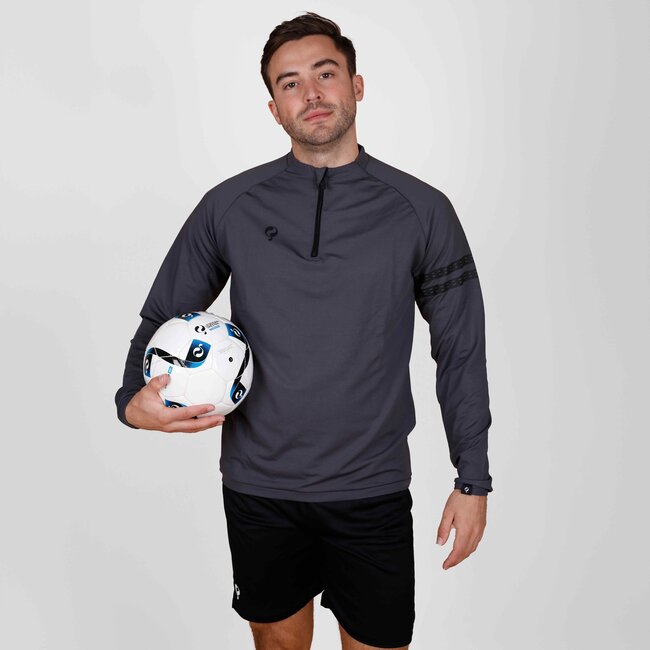 Q1905 Heren Zip Sweater Legend - Grijs