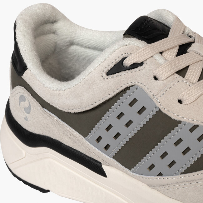 Heren Sneaker Kampen - Beige/Legergroen/Zwart