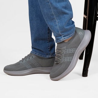 Q1905 Heren Sneaker Nuenen - Lichtgrijs