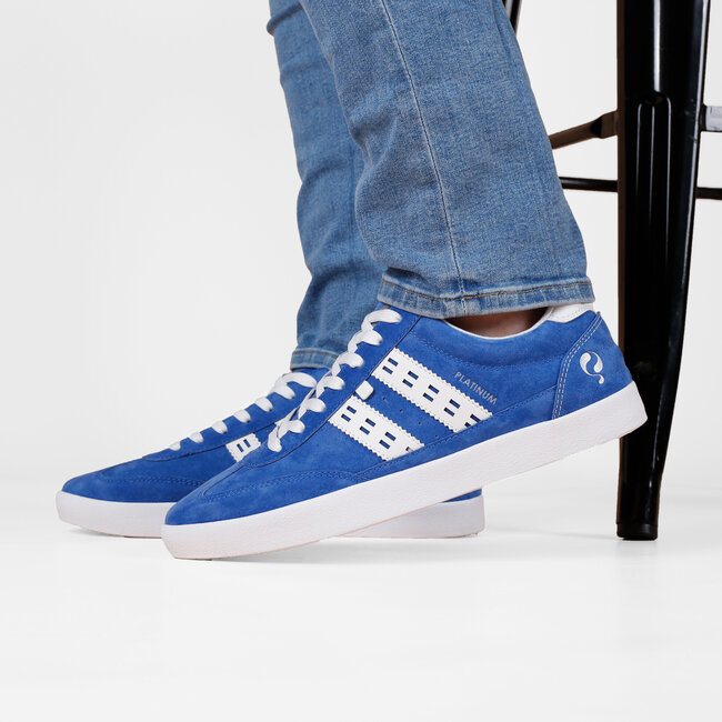 Men's Sneaker Platinum - Royal Blue/White