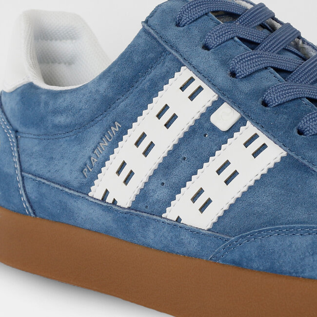 Heren Sneaker Platinum - Denimblauw/OffWhite