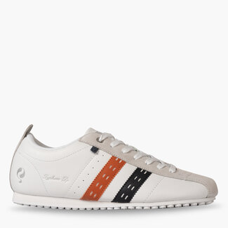 Q1905 Heren Sneaker Typhoon SP - Wit/Donkerblauw/Oranje