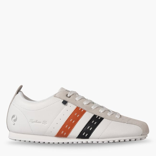 Heren Sneaker Typhoon SP - Wit/Donkerblauw/Oranje