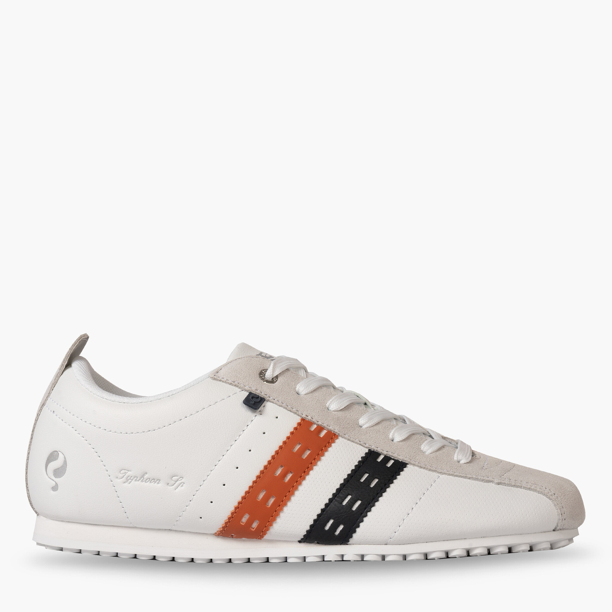 Heren Sneaker Typhoon SP | Wit/Donkerblauw/Oranje afbeelding