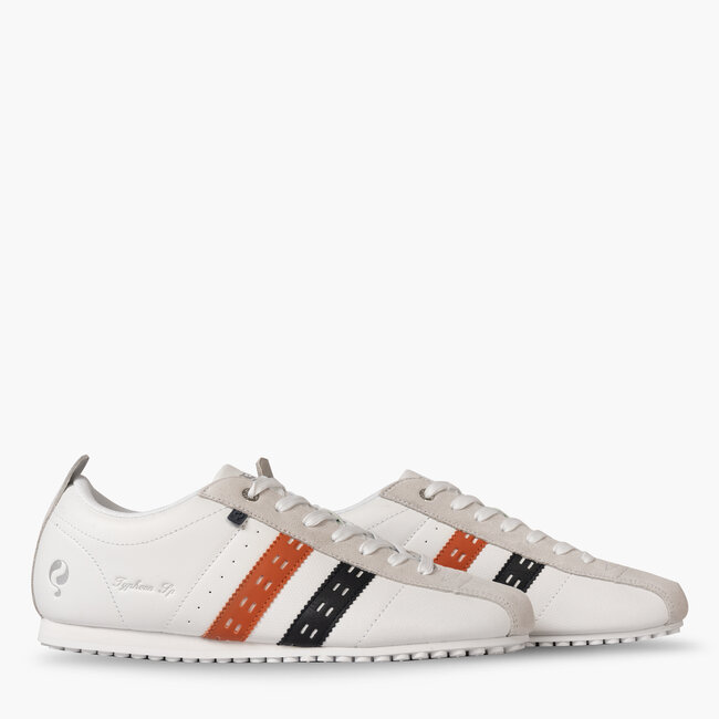 Heren Sneaker Typhoon SP - Wit/Donkerblauw/Oranje