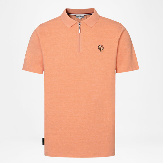 Men's Polo Zuidland – Light Orange Melange