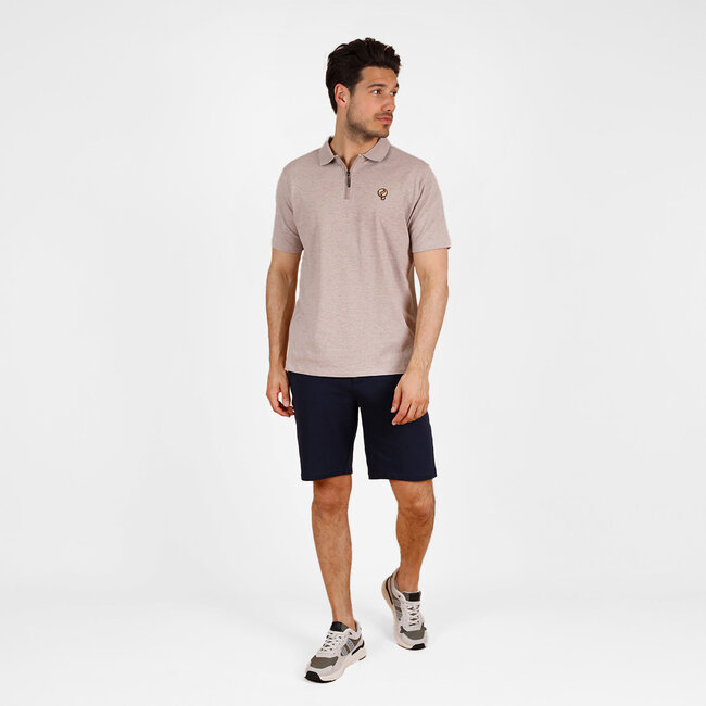 Men's Polo Zuidland – Sand Melange
