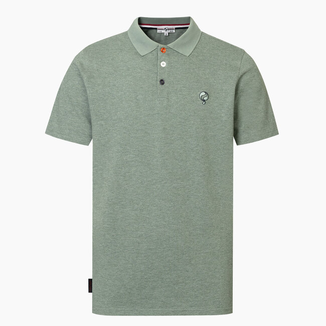 Men's Polo Willemstad - Light Green Melange