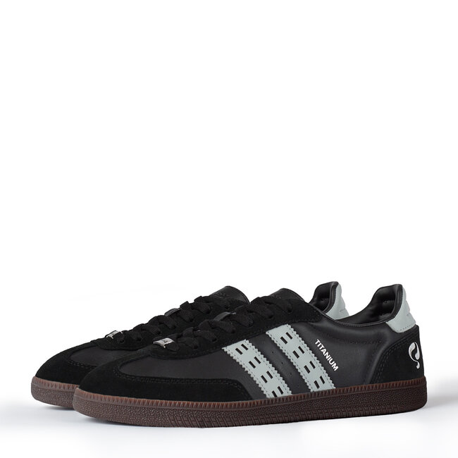 Heren Sneaker Titanium - Zwart/Lichtgrijs