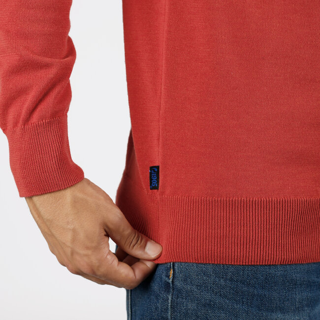 Heren Trui Kralingen - Rood Oranje Melange