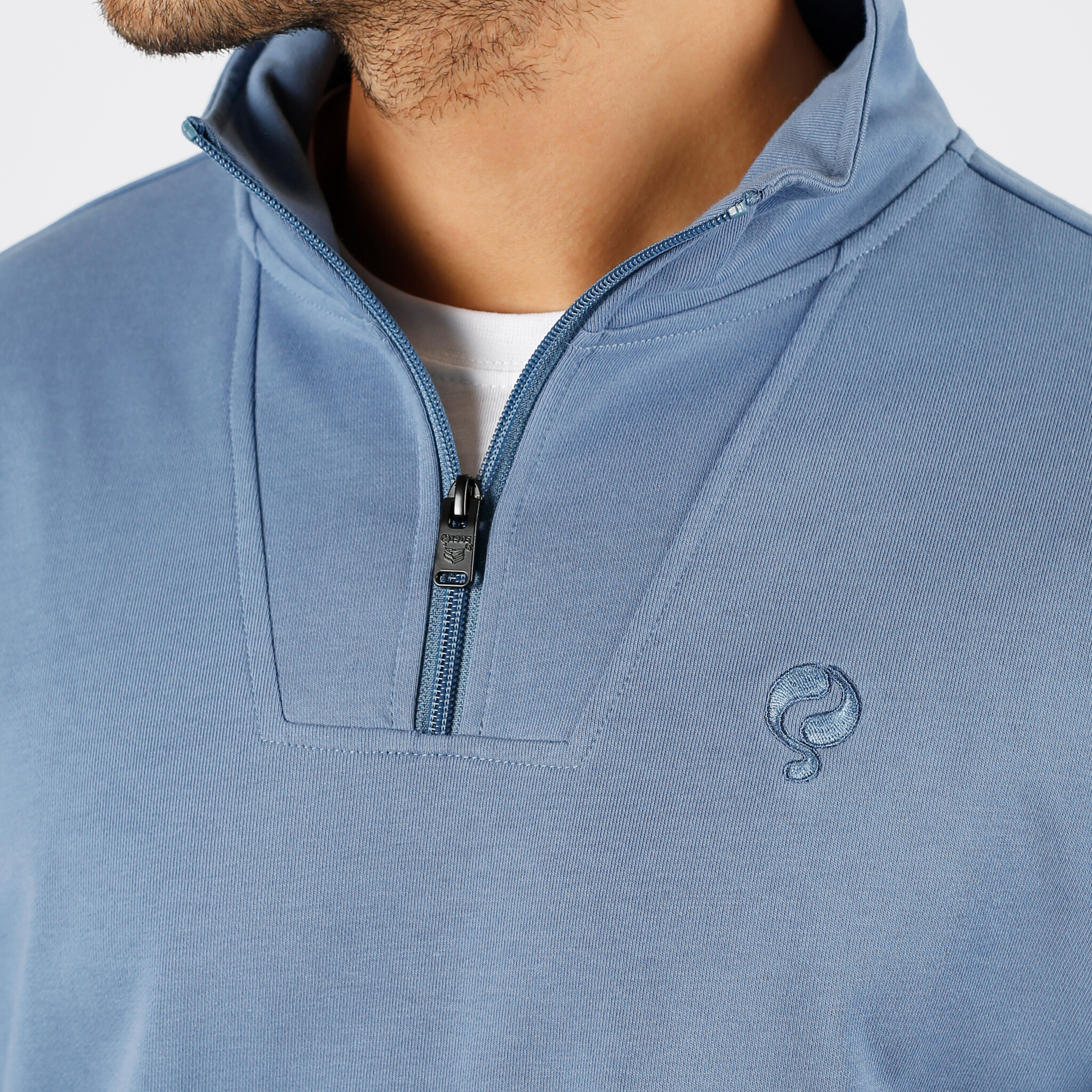 Pull Rhenen Heren Trui Rhenen - Denimblauw | Q1905 - Q1905