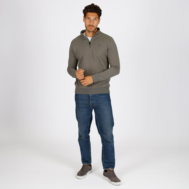 Heren Trui Rhenen - Grijsgroen