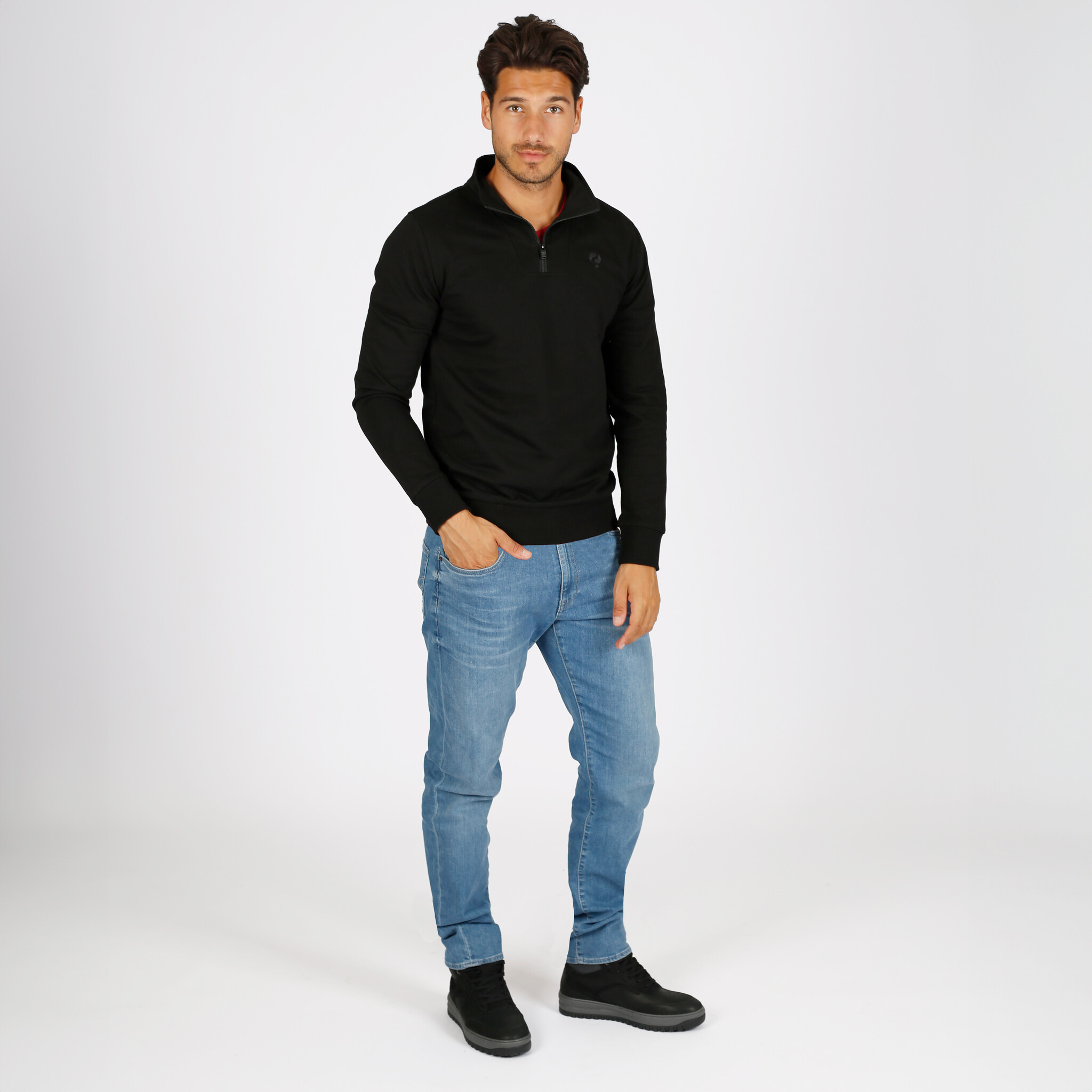 Pull Rhenen Heren Trui Rhenen - Zwart | Q1905 - Q1905