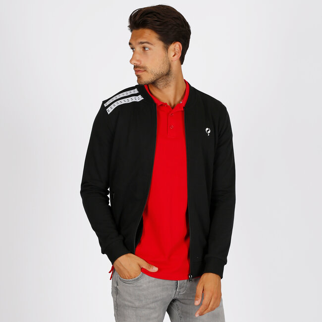 Q1905 Men's Vest Tirns - Black