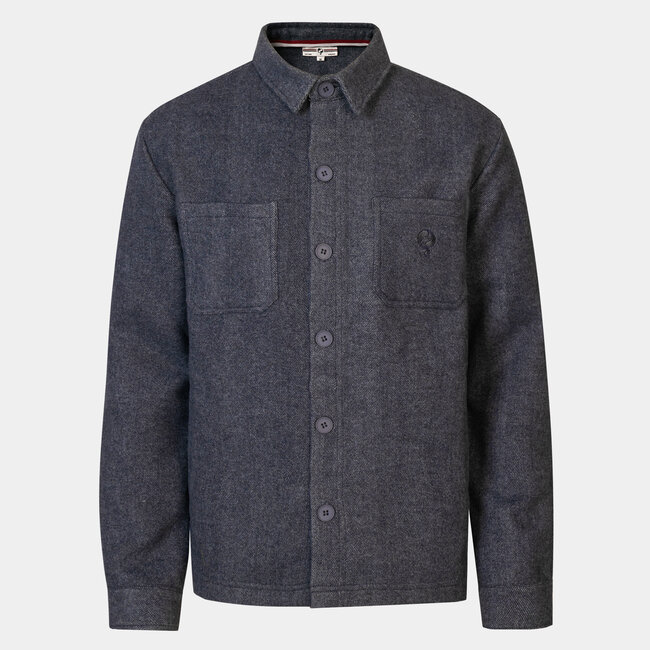Heren Overshirt Meerwijk - Denimblauw