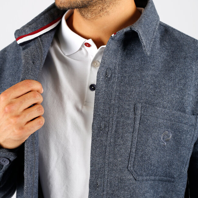 Men's Overshirt Meerwijk - Denim Blue