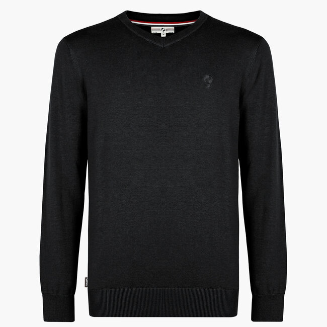 Heren Trui Heemskerk - Zwart/ Antraciet