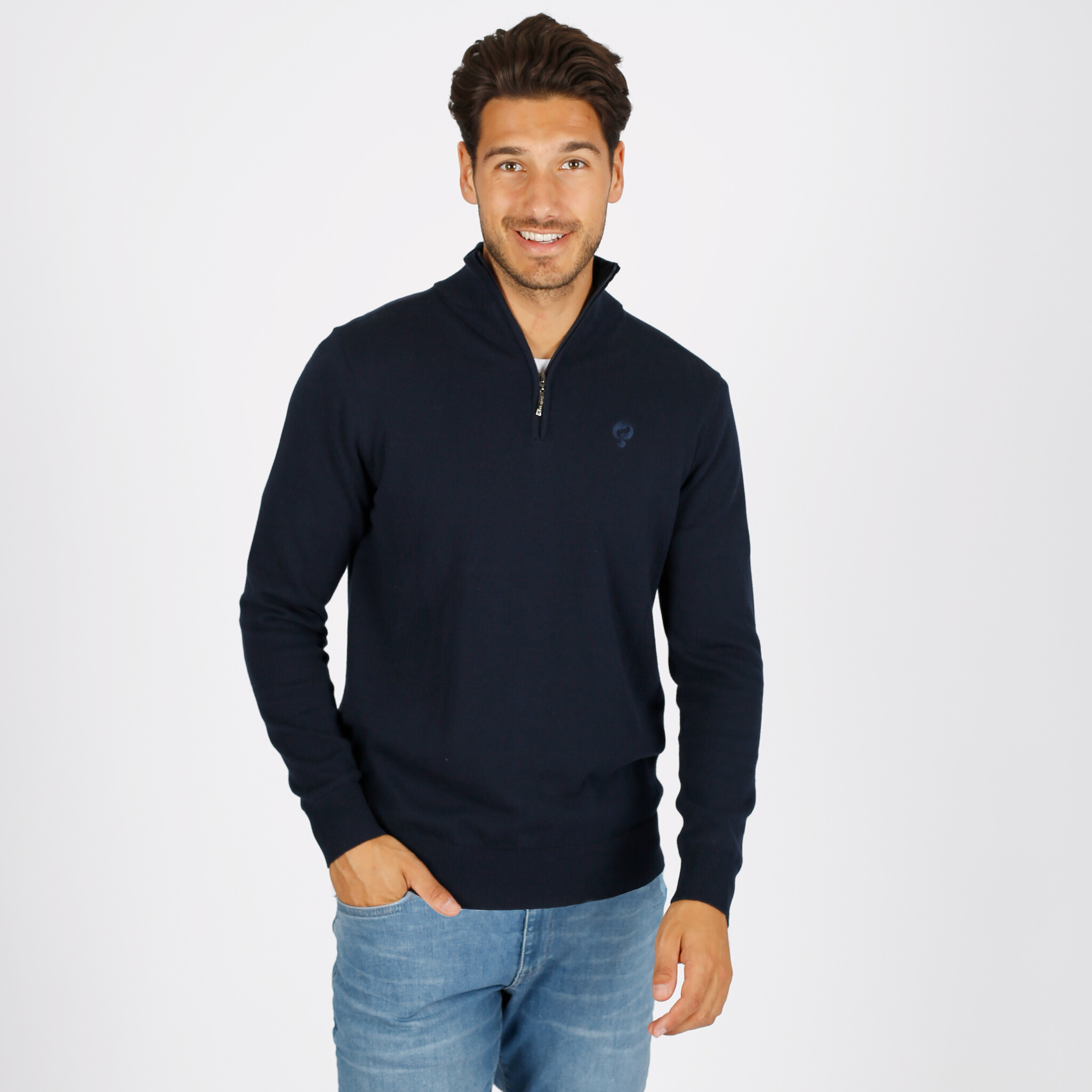 Heren Trui Kralingen | Donkerblauw afbeelding