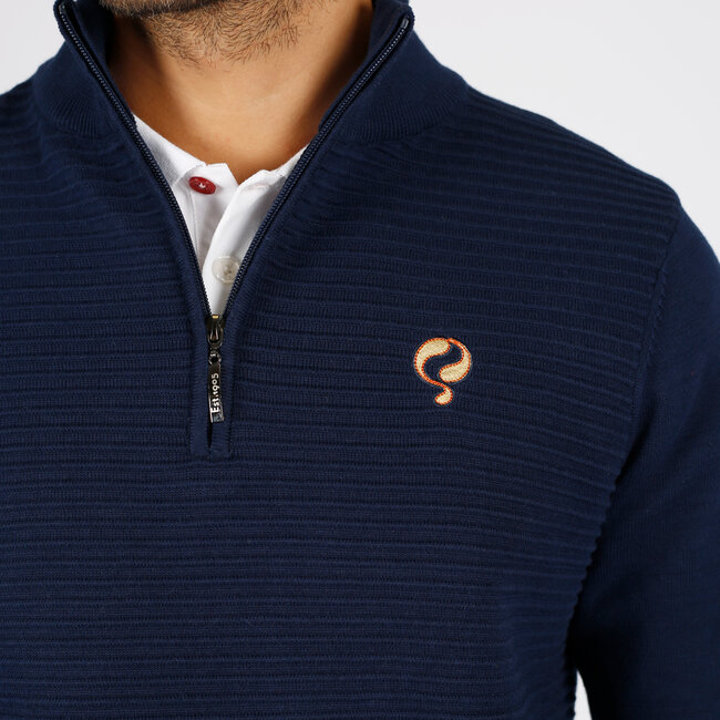 Men's Sweater Woudrichem - Deep Blue