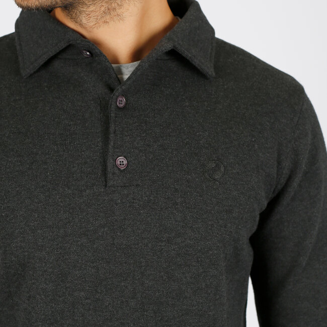 Heren Trui Casteren - Zwart/ Antraciet