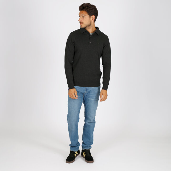 Men's Sweater Casteren - Black/Anthracite