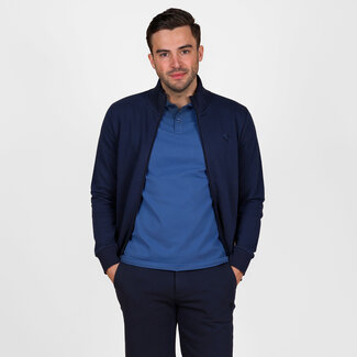 Q1905 Heren Sweatvest Blokland - Donkerblauw