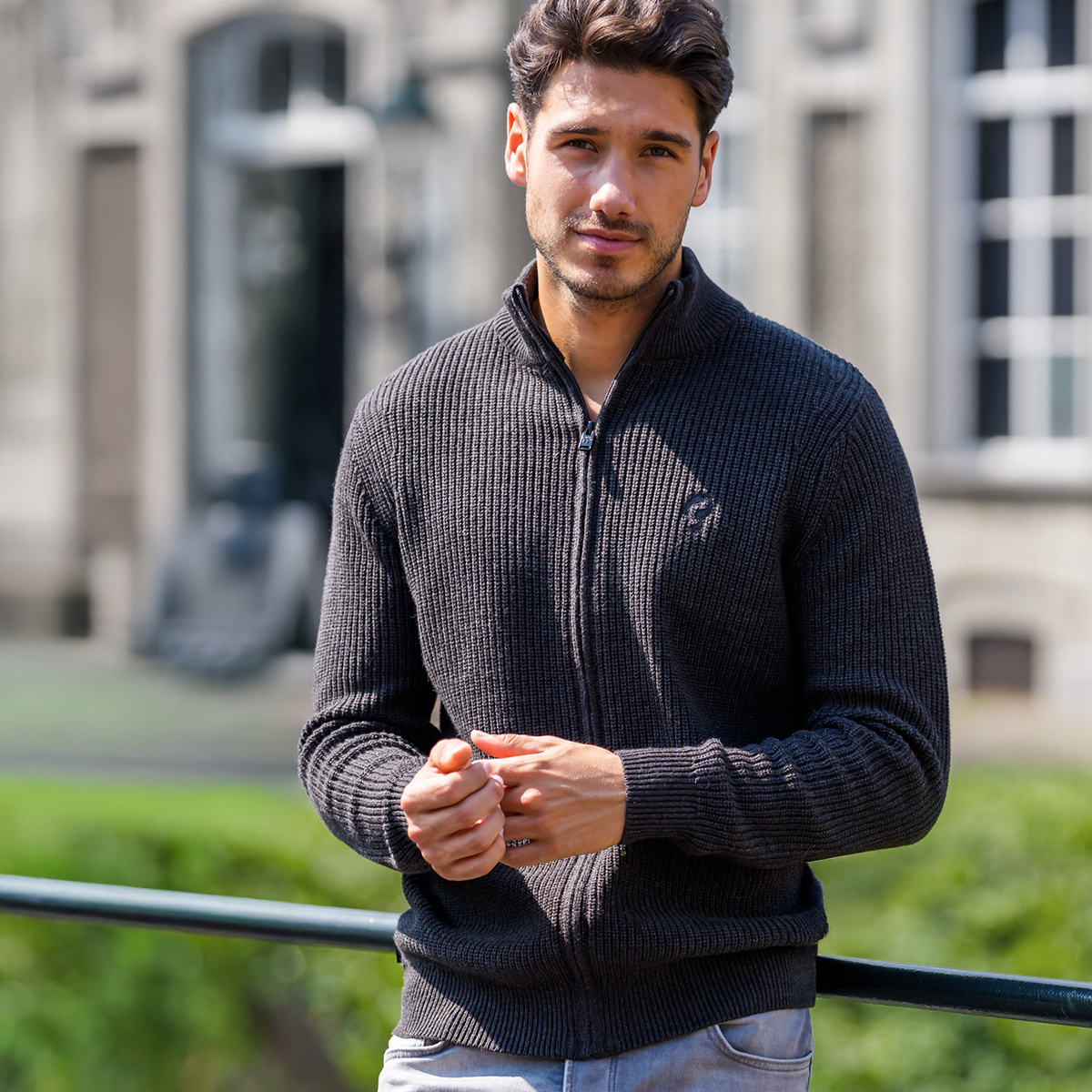 Heren Vest Vaals | Antraciet afbeelding