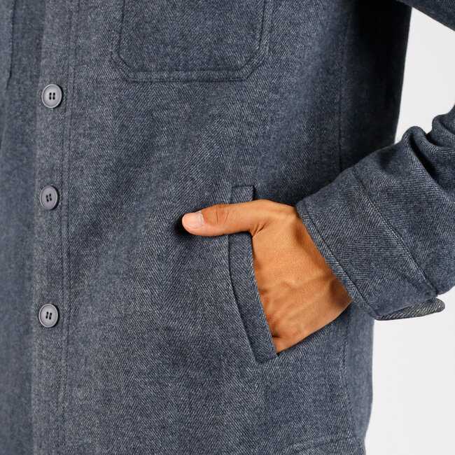 Heren Overshirt Meerwijk - Denimblauw