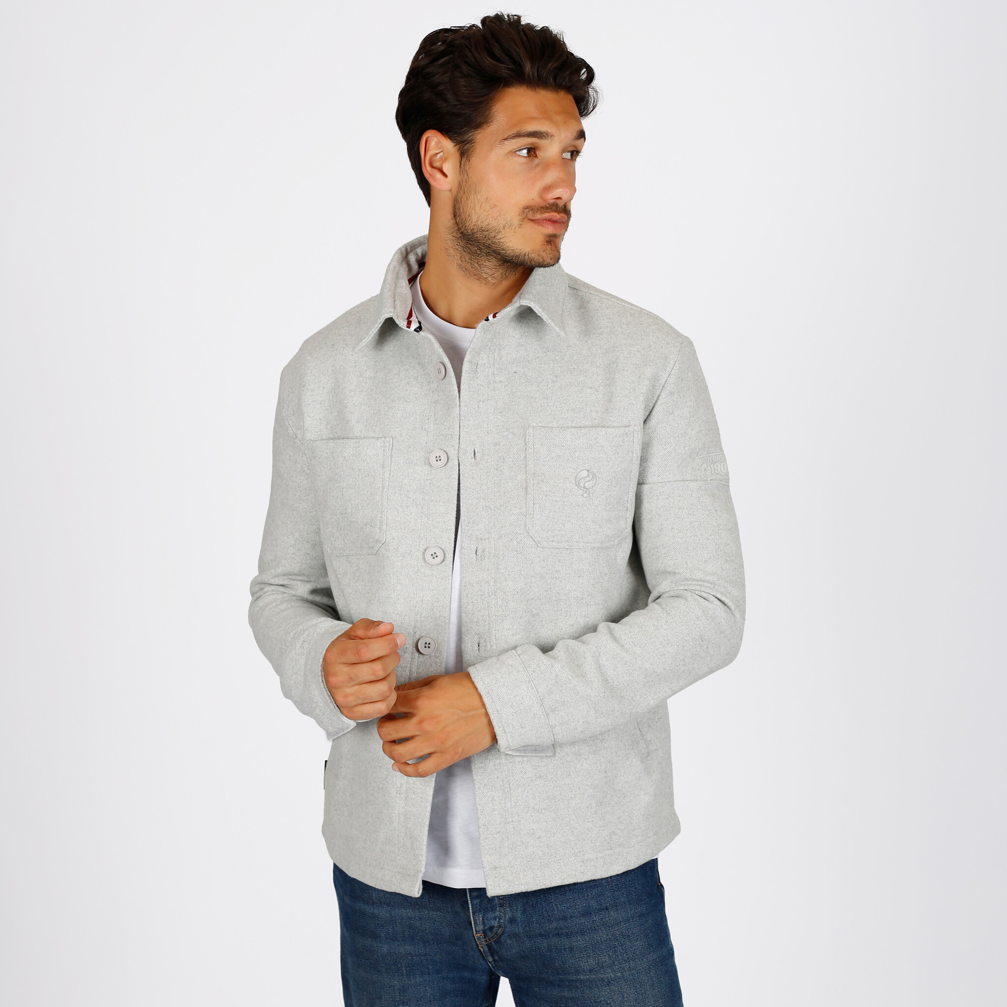 Heren Overshirt Meerwijk | Grijs afbeelding