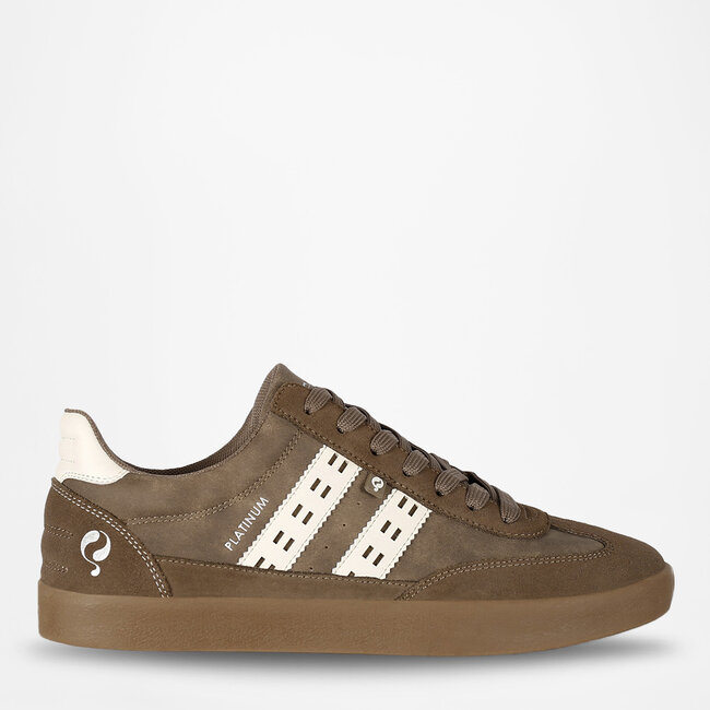 Heren Sneaker Platinum - Middenbruin/OffWhite/Gum