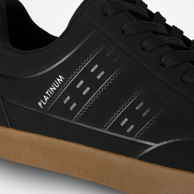 Men's Sneaker Platinum One - Black/Gum
