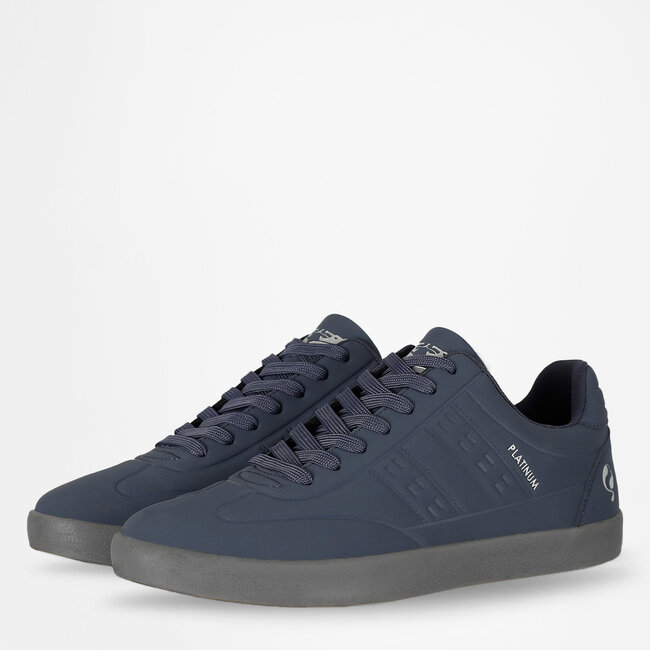Heren Sneaker Platinum One - Middenblauw/Antraciet
