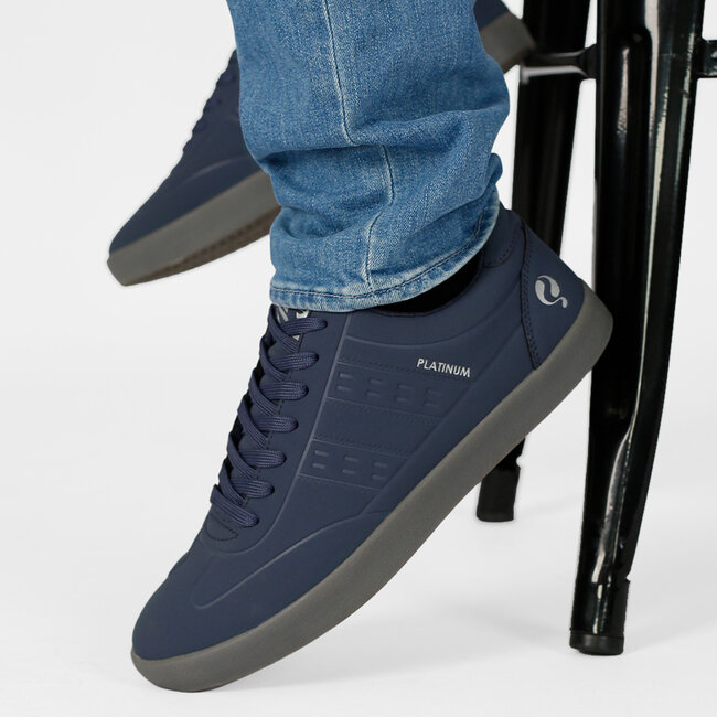 Men's Sneaker Platinum One - Mid Blue/Anthracite