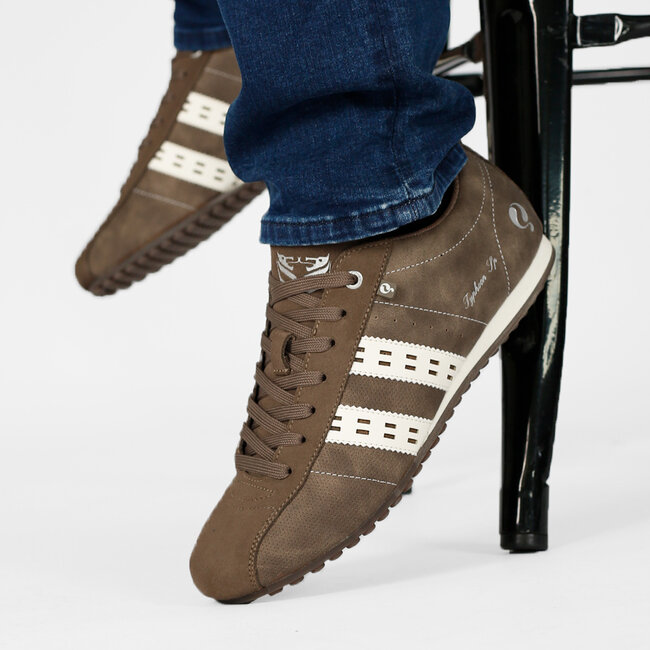 Men's Sneaker Typhoon SP - Medium Brown/OffWhite/Gum