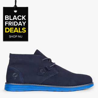 Q1905 Heren Schoen Montfoort - Donkerblauw/Koningsblauw