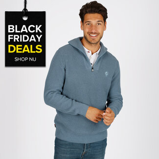 Q1905 Heren Trui Noordhoek - Midden Grijsblauw