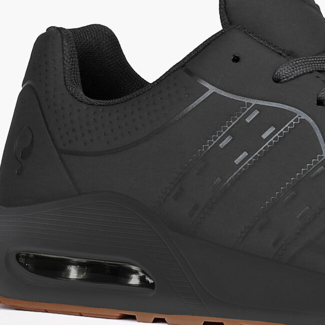 Heren Sneaker Hank - Zwart/Zwart