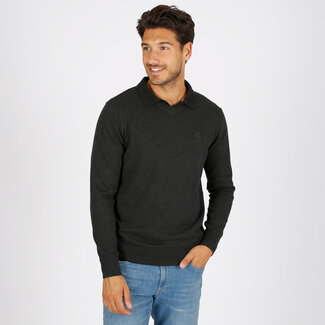 Q1905 Men's Sweater Heemskerk - Black/Anthracite