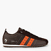 Q1905 Heren Sneaker Typhoon SP - Donkerbruin/Oranje