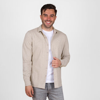 Q1905 Men's Shirt Putten – Sand Melange