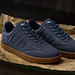 Q1905 Men's Sneaker Platinum One - Mid Blue/Gum