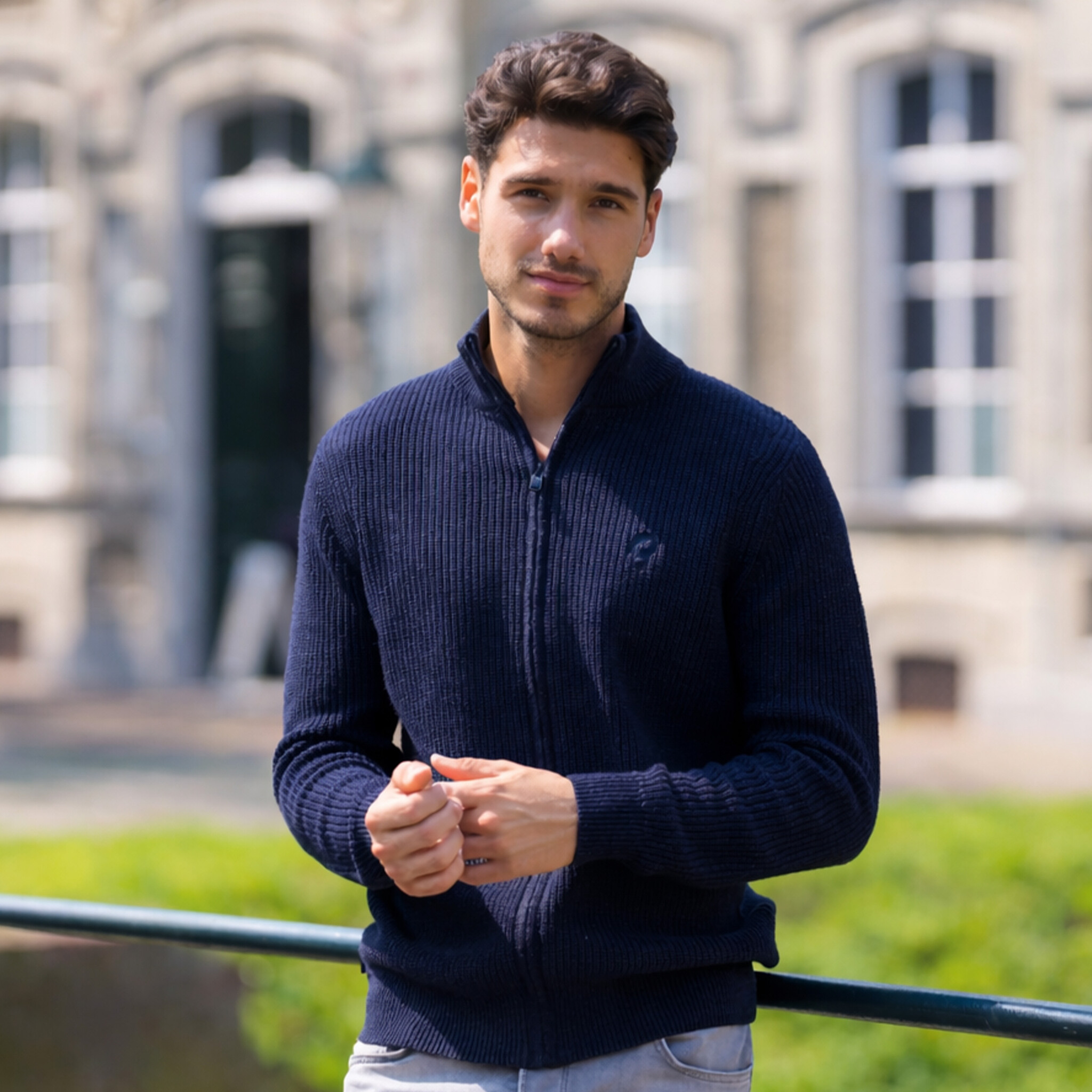 Heren Vest Vaals | Donkerblauw afbeelding