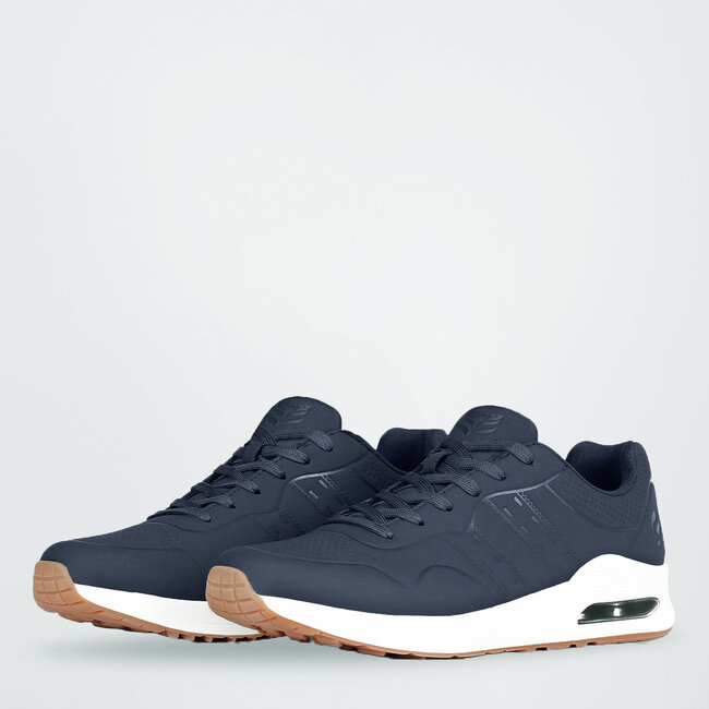 Men's Hank Sneakers - Mid Blue/White