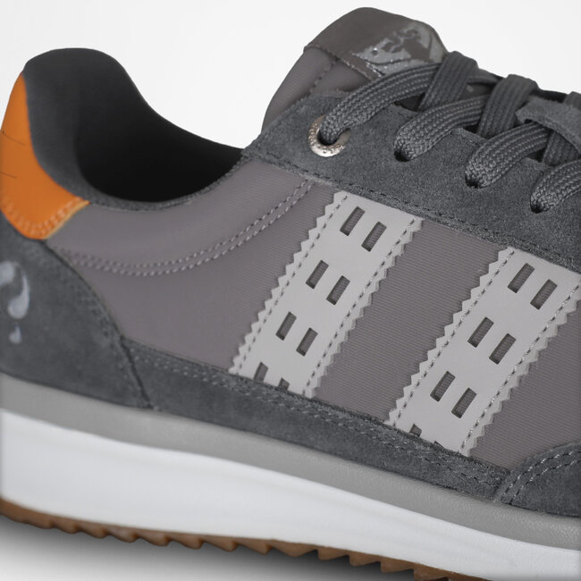 Men's Boston Pro Sneaker - Anthracite/ Grey/ Orange