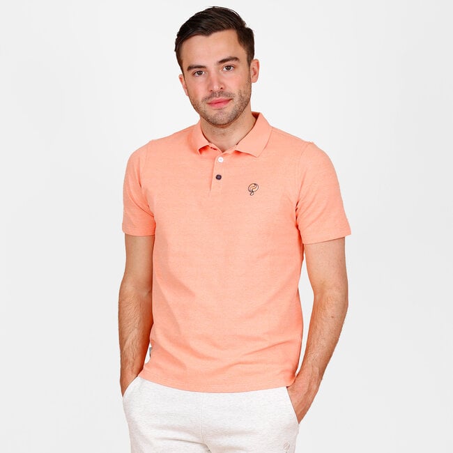 Men's Polo Willemstad - Light Orange Melange