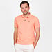 Q1905 Men's Polo Willemstad - Light Orange Melange