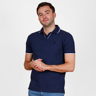 Q1905 Men's Polo Stein – Dark Blue Melange