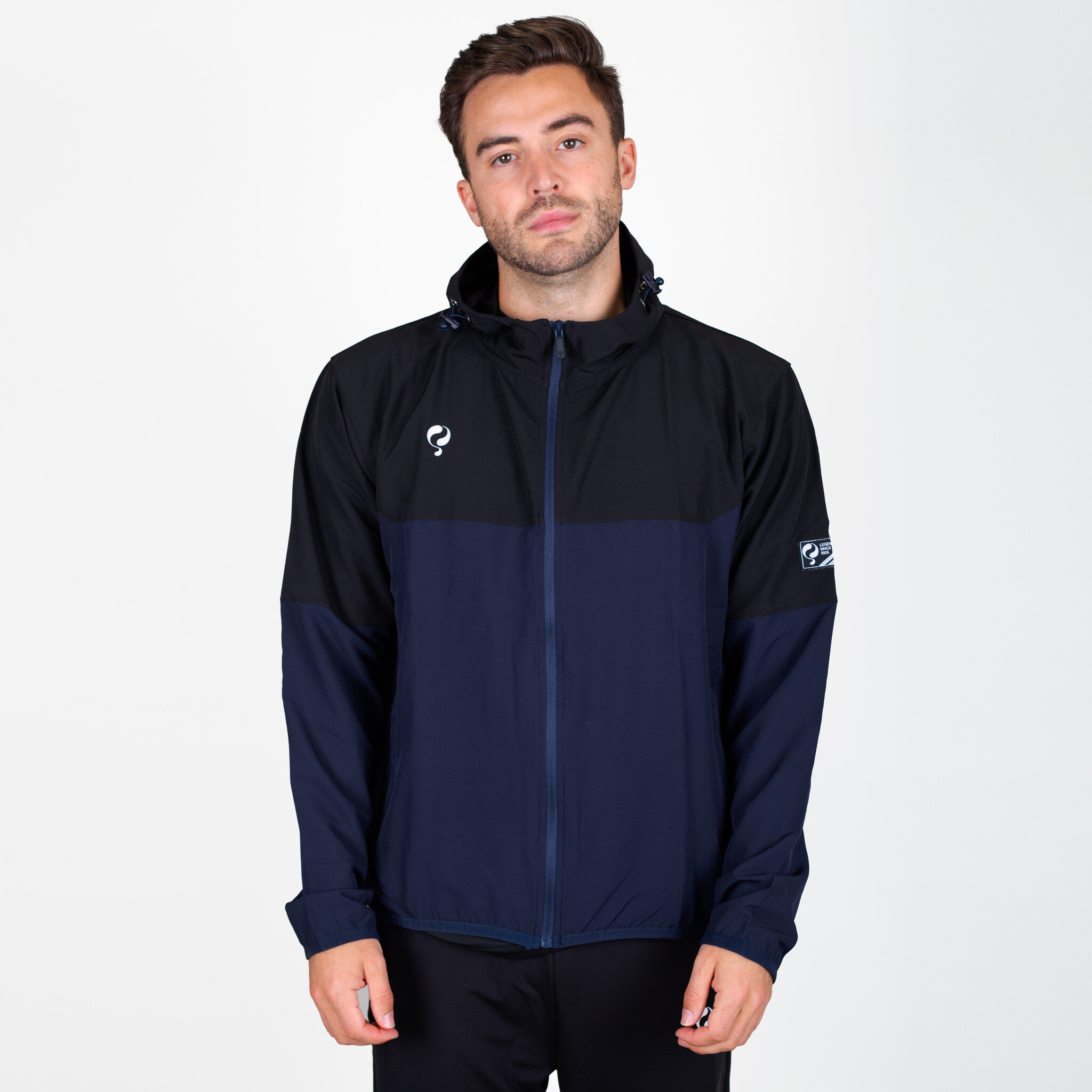 Heren Trainingsjack Kasius | Navy/Zwart/Wit afbeelding