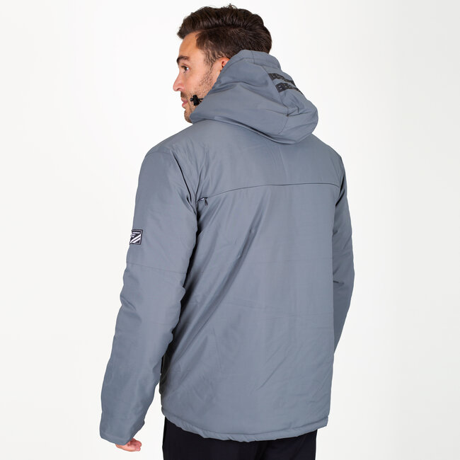 Heren Winterjas Evergreen - Grijs/Wit