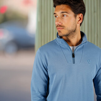 Q1905 Men's Sweater Rhenen - Denim Blue